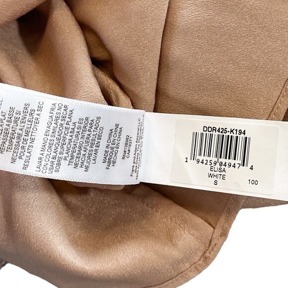 Dress the Population NEW Elisa Vine Embroidered Midi Dress White Nude Small - Picture 14 of 16